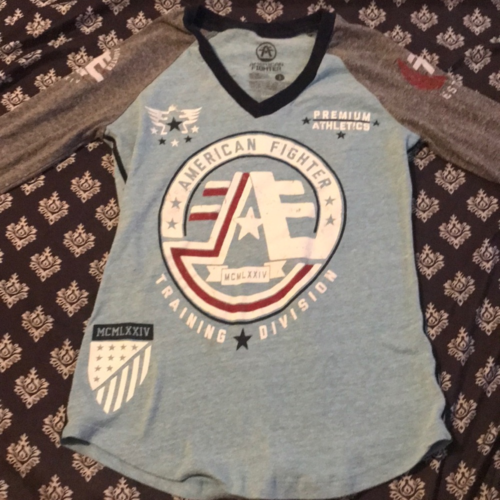 American fighter shirt.